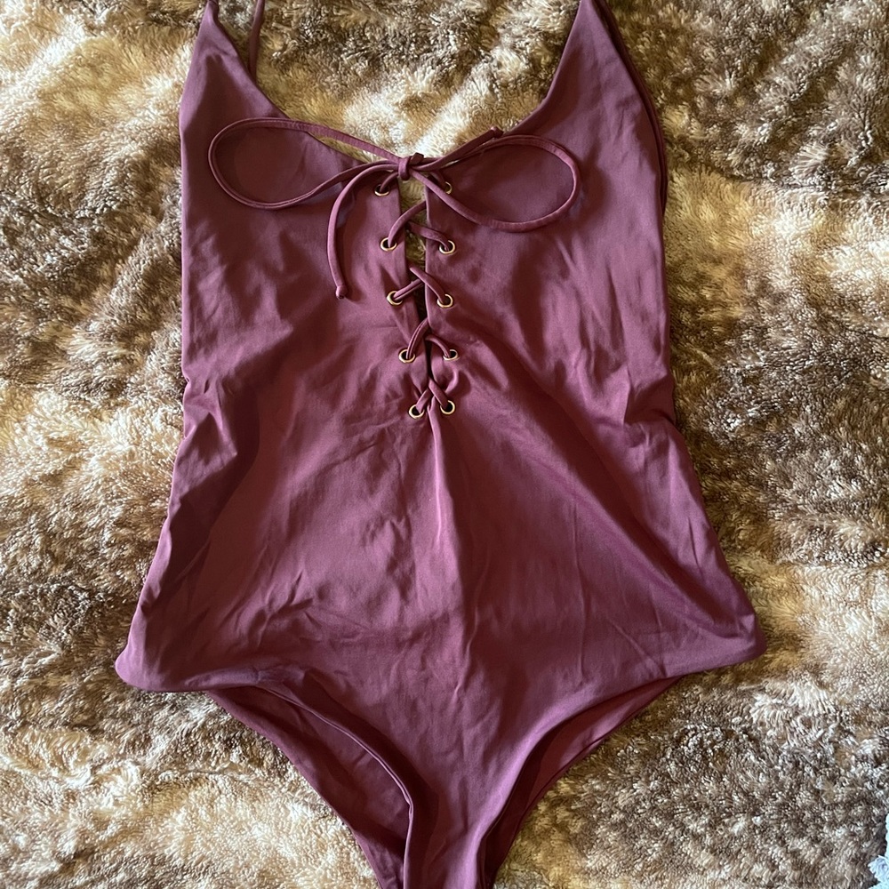 Large, Tavik laced swimsuit